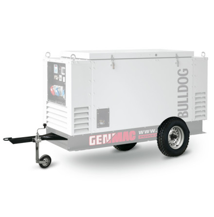 Slow Speed trailer till Genmac elverk